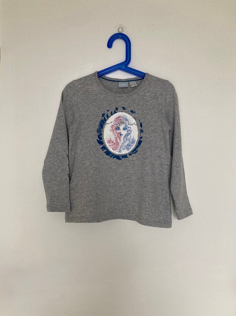 Frozen Shirt lange mouwen - maat 110/ 5 jaar, Disney Frozen, Meisje, Ophalen of Verzenden, Zo goed als nieuw