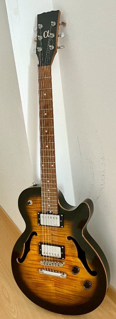 Aeolus(Harley Benton) Gitaar, Ophalen, Zo goed als nieuw, Semi-solid body, Overige merken