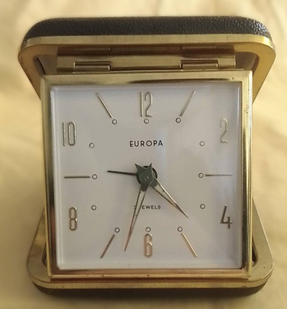 Réveil de voyage Europa 1970's impeccable, Enlèvement ou Envoi