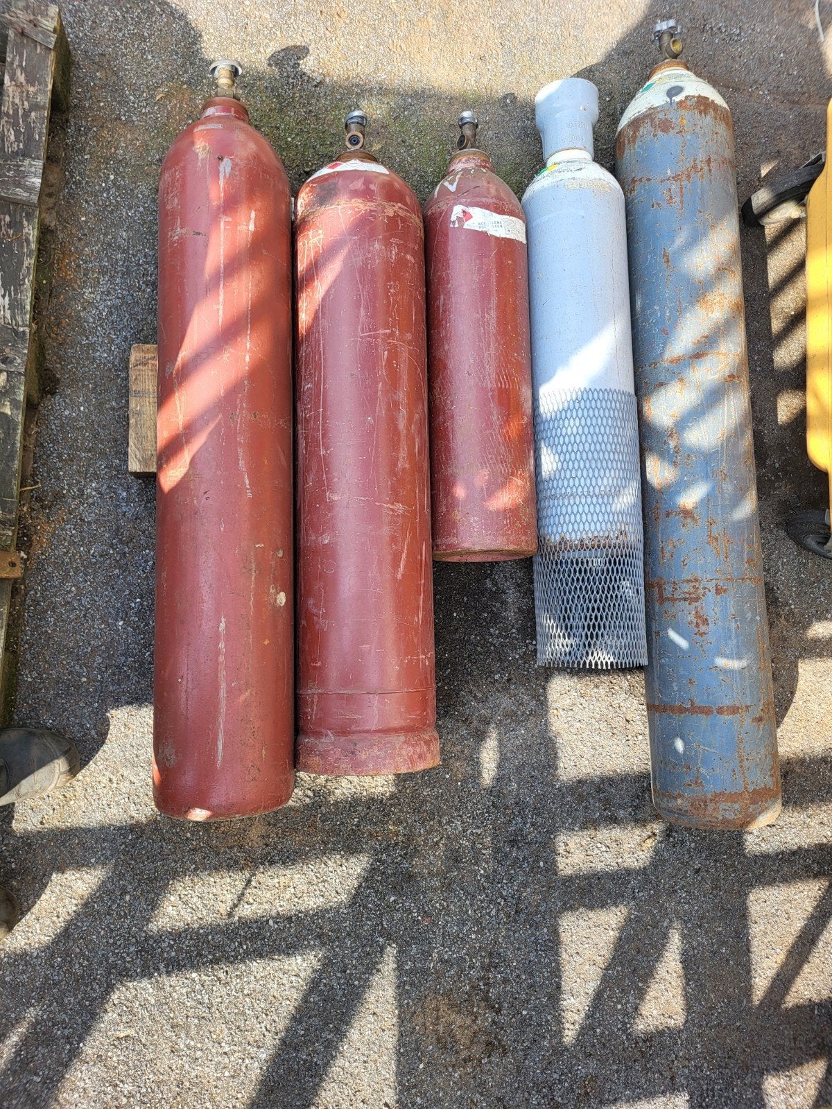 bouteille Gaz, Enlèvement, Utilisé, Autres types