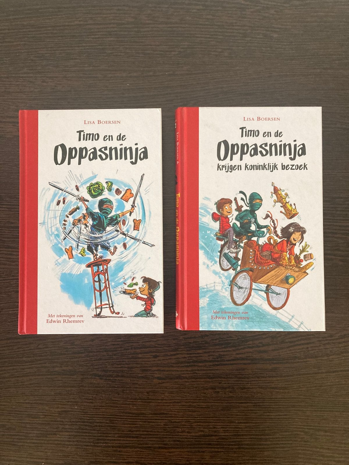 Timo en de oppasninja deel 1 & 2 van Lisa Boersen, Boeken, Ophalen of Verzenden, Zo goed als nieuw