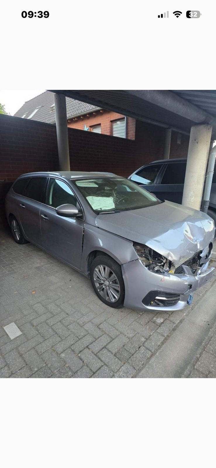 Voiture accidenté Peugeot 308 Break 2020, Autos, Peugeot, Entreprise, Diesel, Euro 6, Break, 5 portes, Automatique, Argent ou Gris