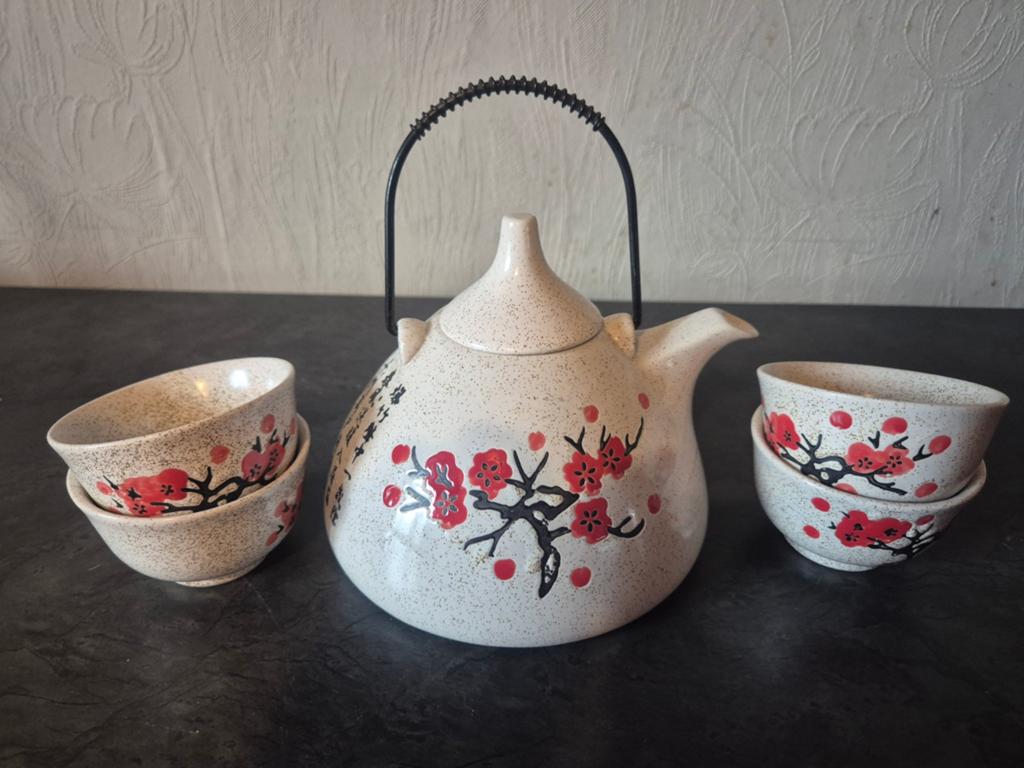 Japanees thee set, Ophalen