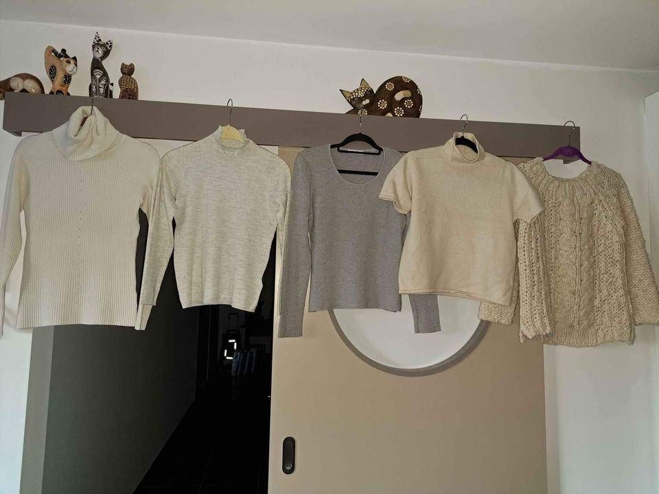 5 x Trui diverse, S/M, met wol en cashmere, Kleding | Dames, Ophalen of Verzenden, Zo goed als nieuw, Maat 36 (S)