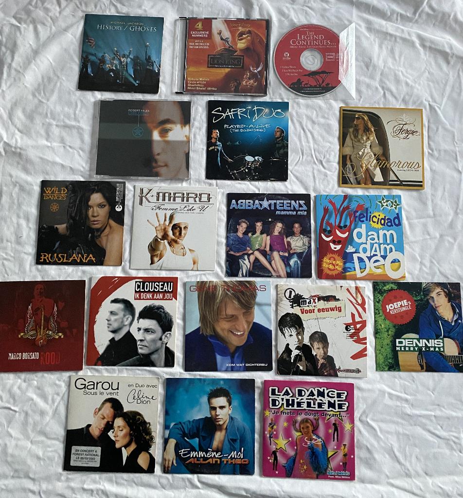 Pakket CD-singles: Michael Jackson, Safri Duo & meer!, Ophalen, Gebruikt, Overige genres