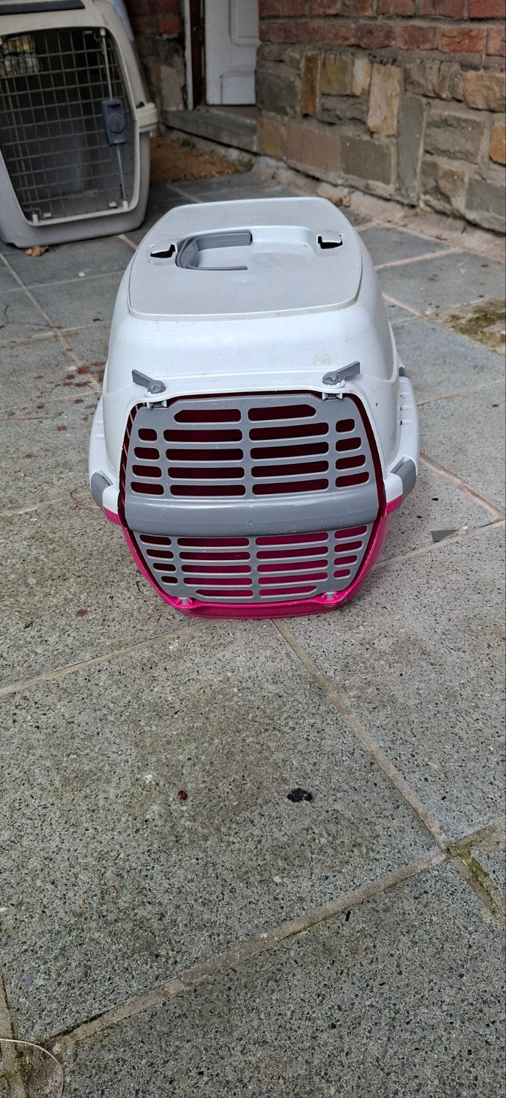 Petite cage pour chat en plastique 50 cms x 33 cms, Enlèvement