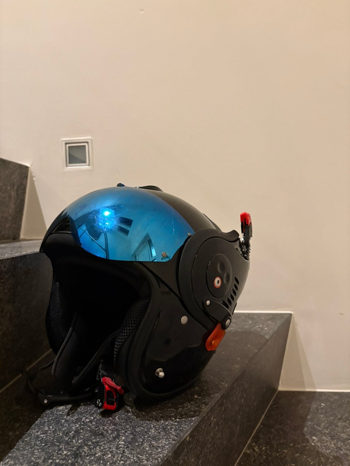 Boxer helm, Fietsen en Brommers, Ophalen, Zo goed als nieuw