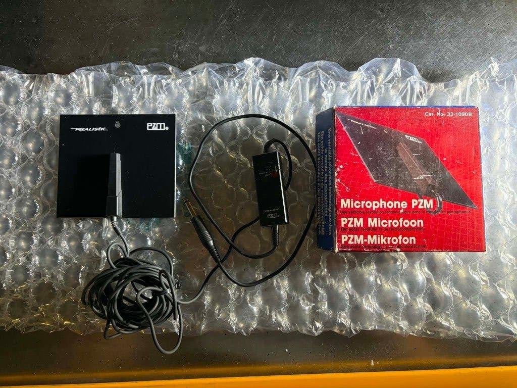 Microphone PZM / Boundary Microphone - Realistic 33-1090B, Muziek en Instrumenten, Microfoons, Ophalen of Verzenden, Gebruikt