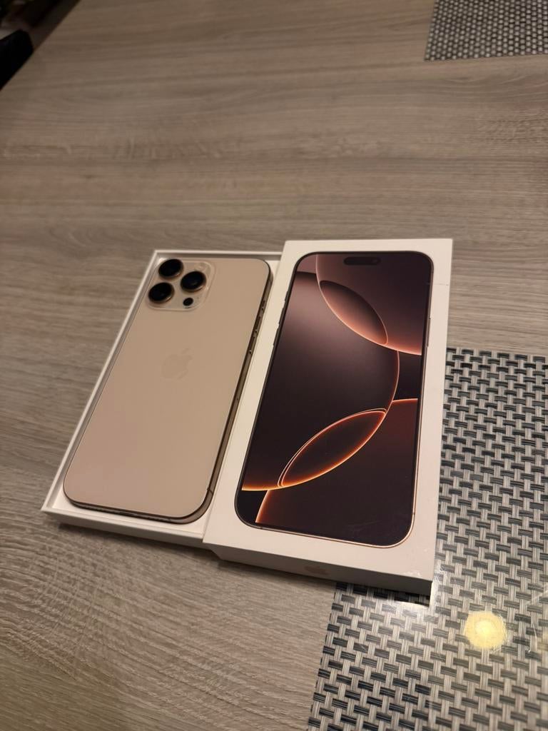 iPhone 16 Pro Max, Dessert Titanium, 256 Go, Télécoms, Rose, IPhone 16 Pro Max, Comme neuf, Enlèvement