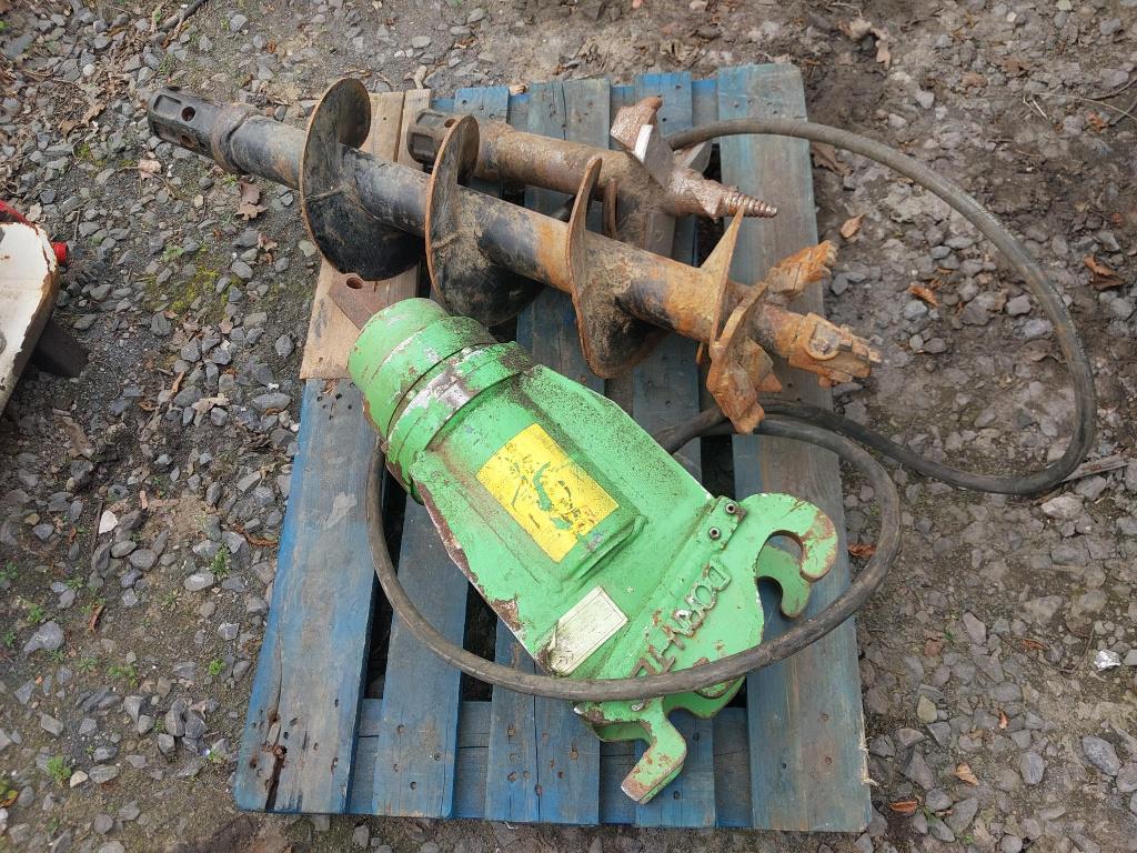 Dorntec boormotor (CW05) + 300mm + stobbenfrees, Zakelijke goederen, Ophalen, Graafmachine