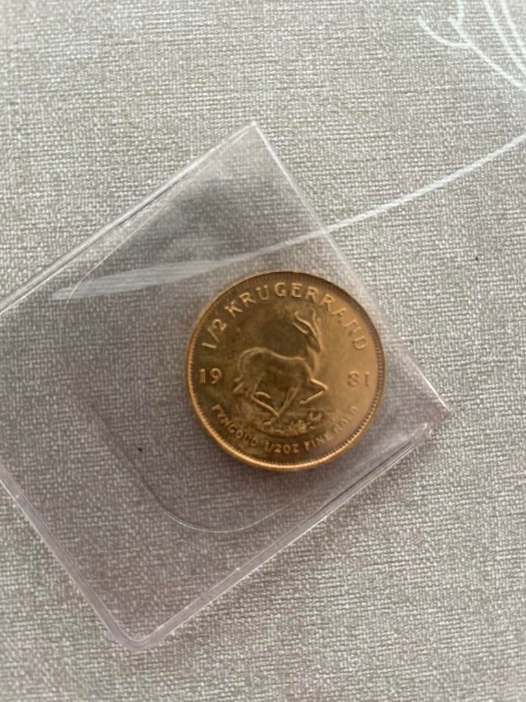 Krugerrand 1981 1/2oz, Ophalen