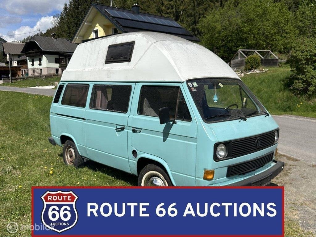 Volkswagen T3 Camper | 1981 | Route 66 Auctions, Autos, Oldtimers & Ancêtres, Achat, Entreprise, Autre carrosserie, Essence