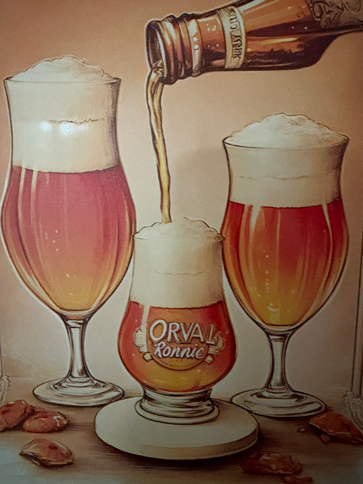 Panneau d'affichage en métal Orval, Enlèvement ou Envoi, Neuf, Panneau publicitaire