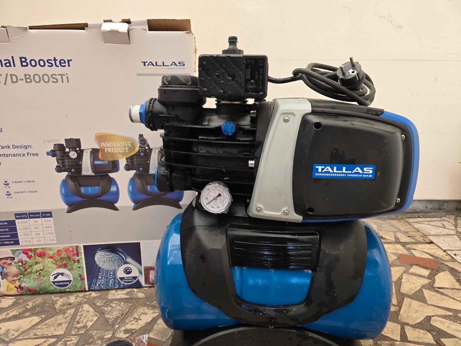 Tallas D-BOOST 850 - Hydrofoorpomp, Tuin en Terras, Ophalen, Hydrofoorpomp