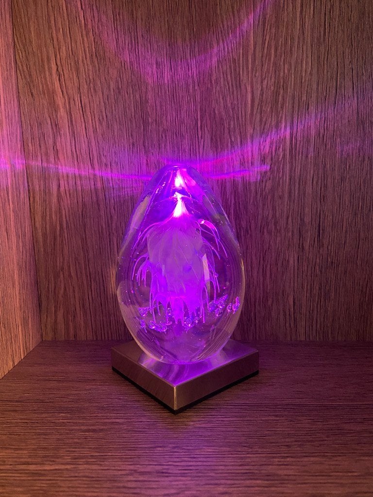 Lampe d'ambiance LED avec différentes couleurs alternées, Lampe d'ambiance, Enlèvement ou Envoi, Comme neuf, Verre