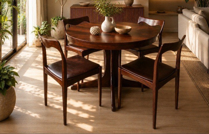 eetkamerstoelen in Scandinavische / Deense mid-century stijl, Huis en Inrichting, Stoelen, Ophalen