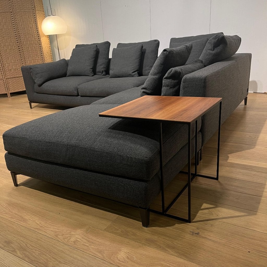 ÉTAT NEUF Minotti Andersen Canapé d'angle + GARANTIE, Quatre personnes ou plus, Comme neuf, Tissus, Design Bank Bankstel Zetel Hoekbank Minotti