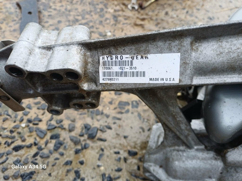 Husqvarna-tractormaaier met hydrostatische versnellingsbak, Ophalen, Gebruikt