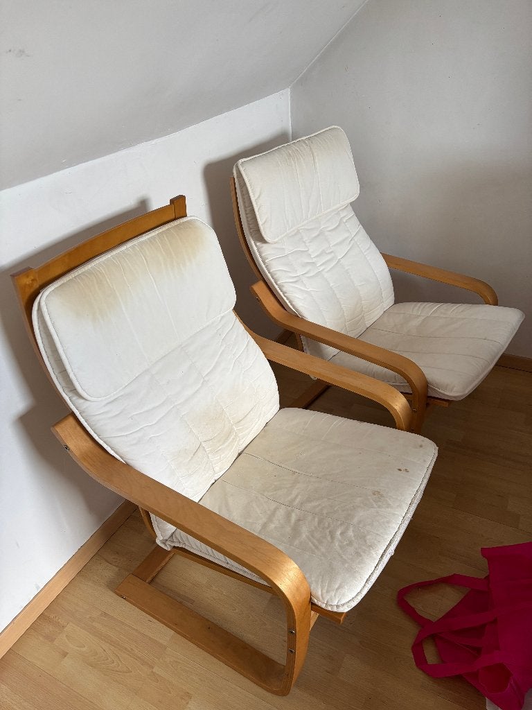 2 Poäng, Maison & Meubles, Enlèvement, Utilisé, Bois