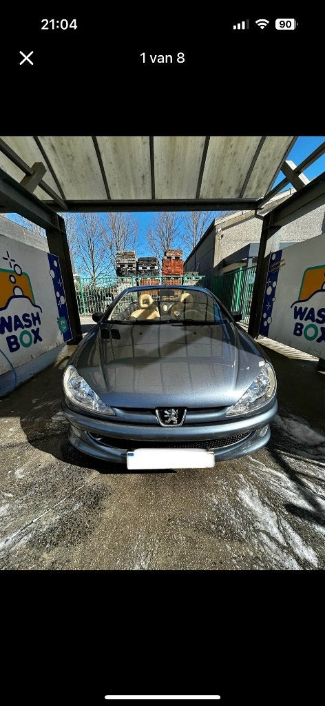 Peugeot 206cc, Auto's, Voorwielaandrijving, 206+, Beige, Cabriolet