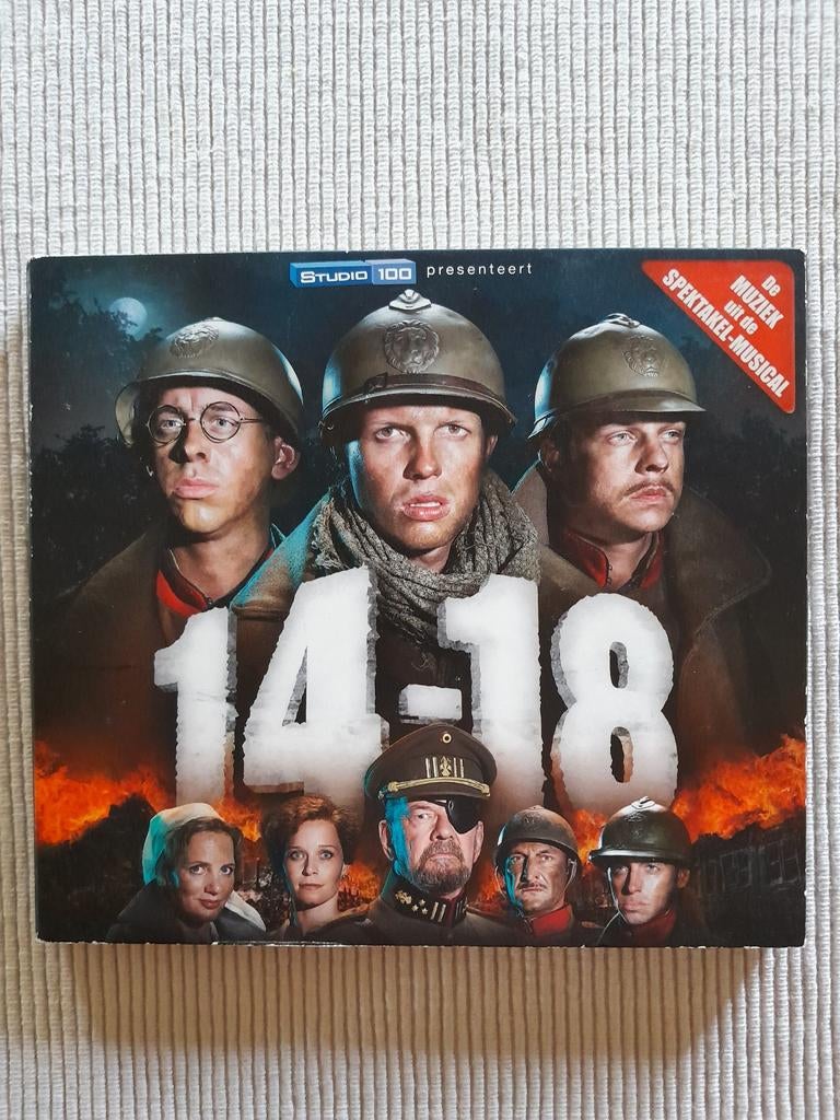 14-18 de musical studio 100, Cd's en Dvd's, Cd's | Nederlandstalig, Ophalen of Verzenden, Zo goed als nieuw, Soundtrack of Musical