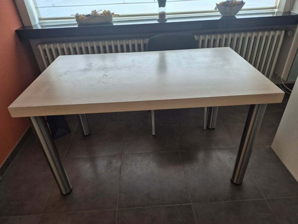 Eettafel, Quatre personnes, Comme neuf, Enlèvement, Rectangulaire