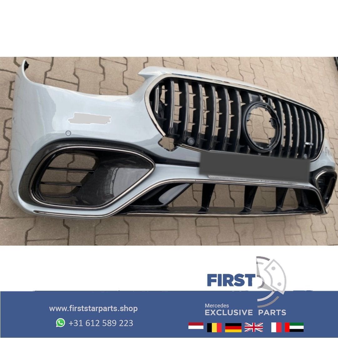 W223 S63 AMG BUMPER A2238853901 S63s CARBON VOORBUMPER S Kla, Utilisé, -, Avant, -