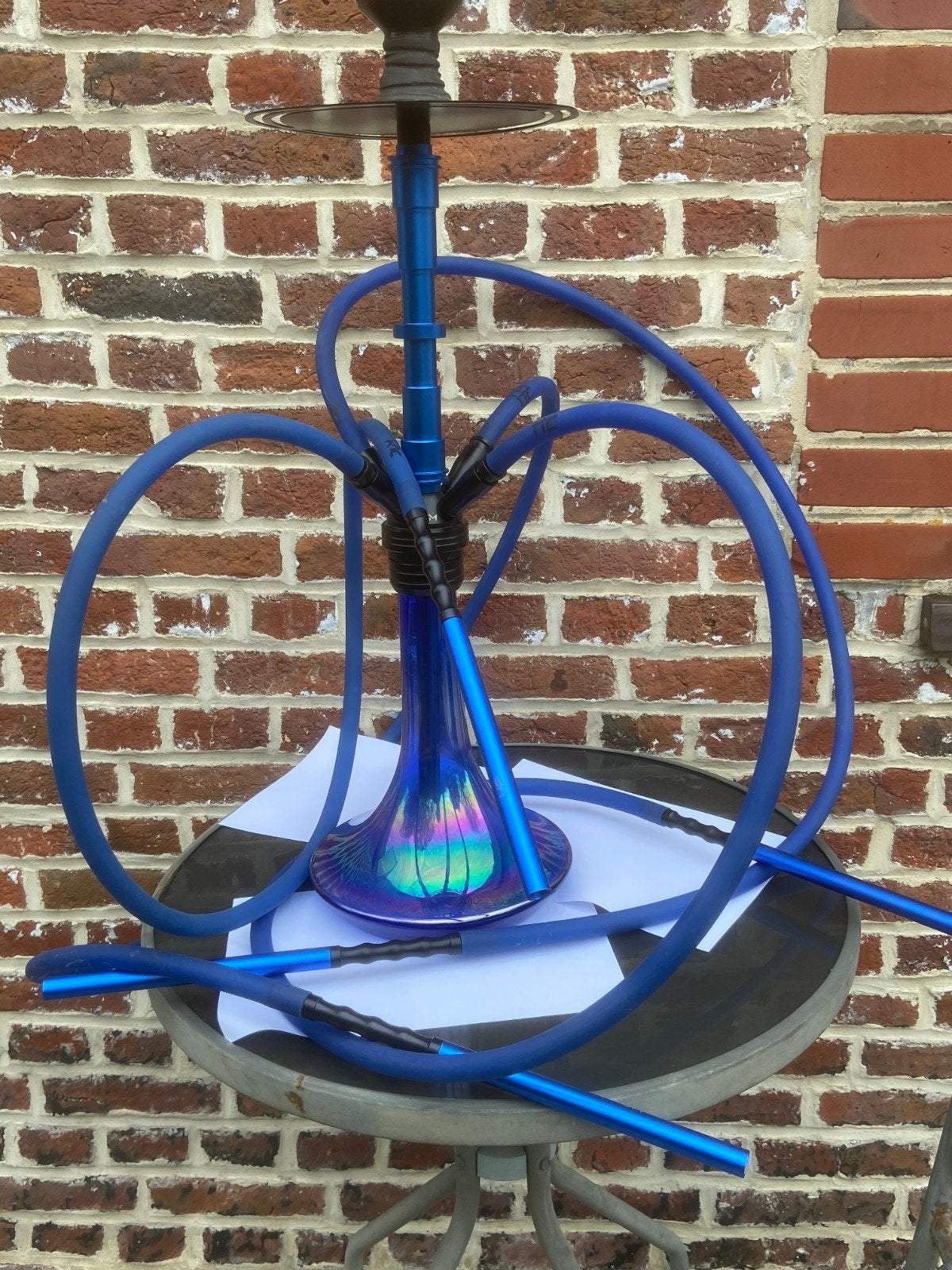 Dum Magnum 2.0 - Chicha de luxe avec 4 tuyaux, Enlèvement, Utilisé, Narguilé