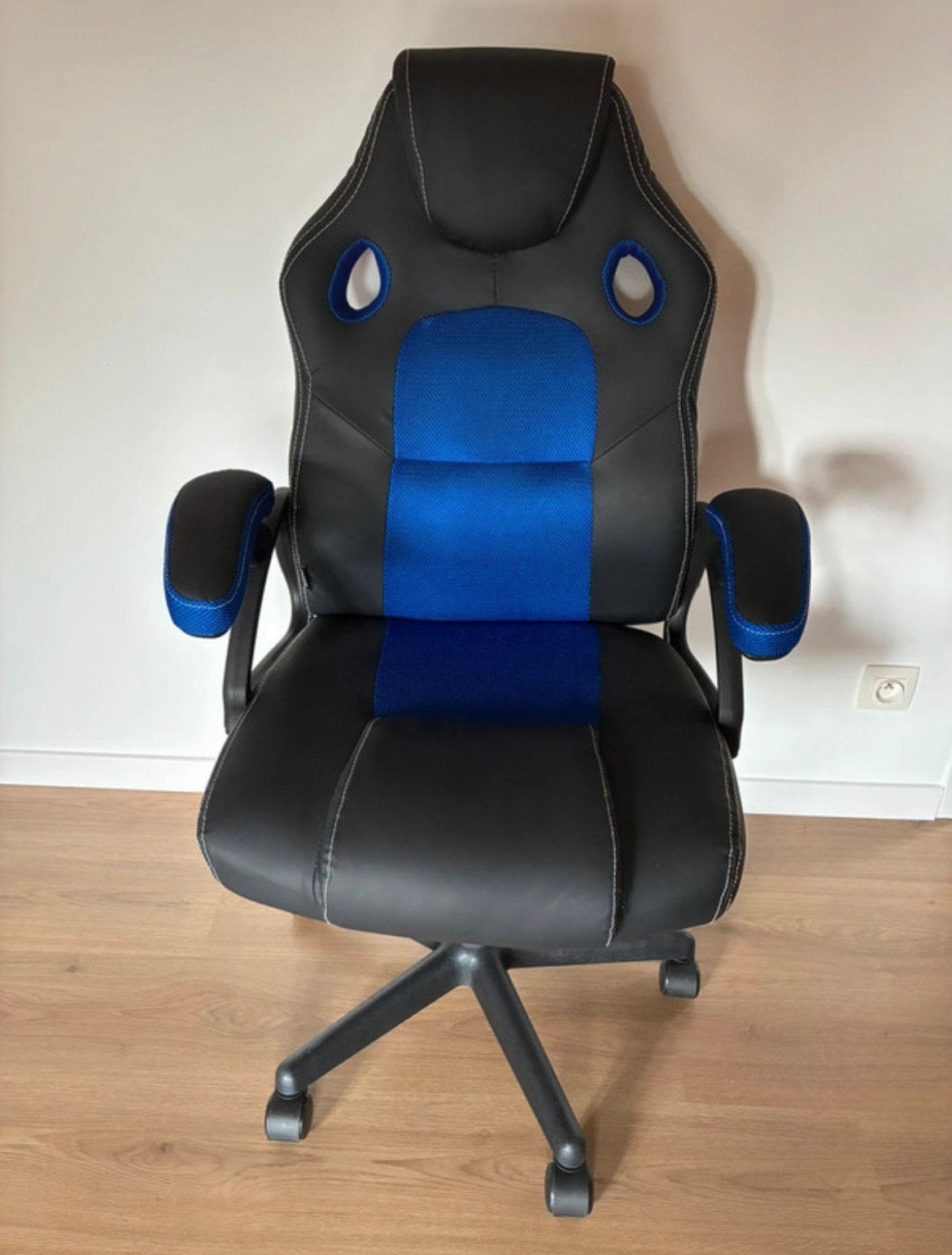 Gaming bureaustoel, Huis en Inrichting, Ophalen, Blauw, Nieuw, Gaming bureaustoel