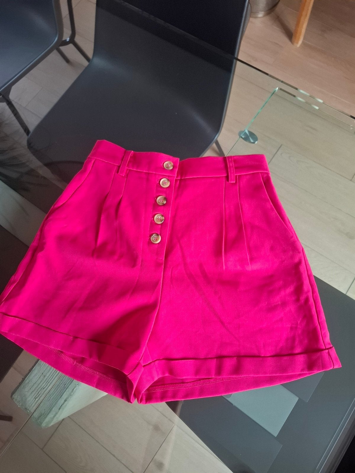 Negen korte broek met fuschia-jurk S, Kort, Nieuw, Maat 36 (S), Majolica