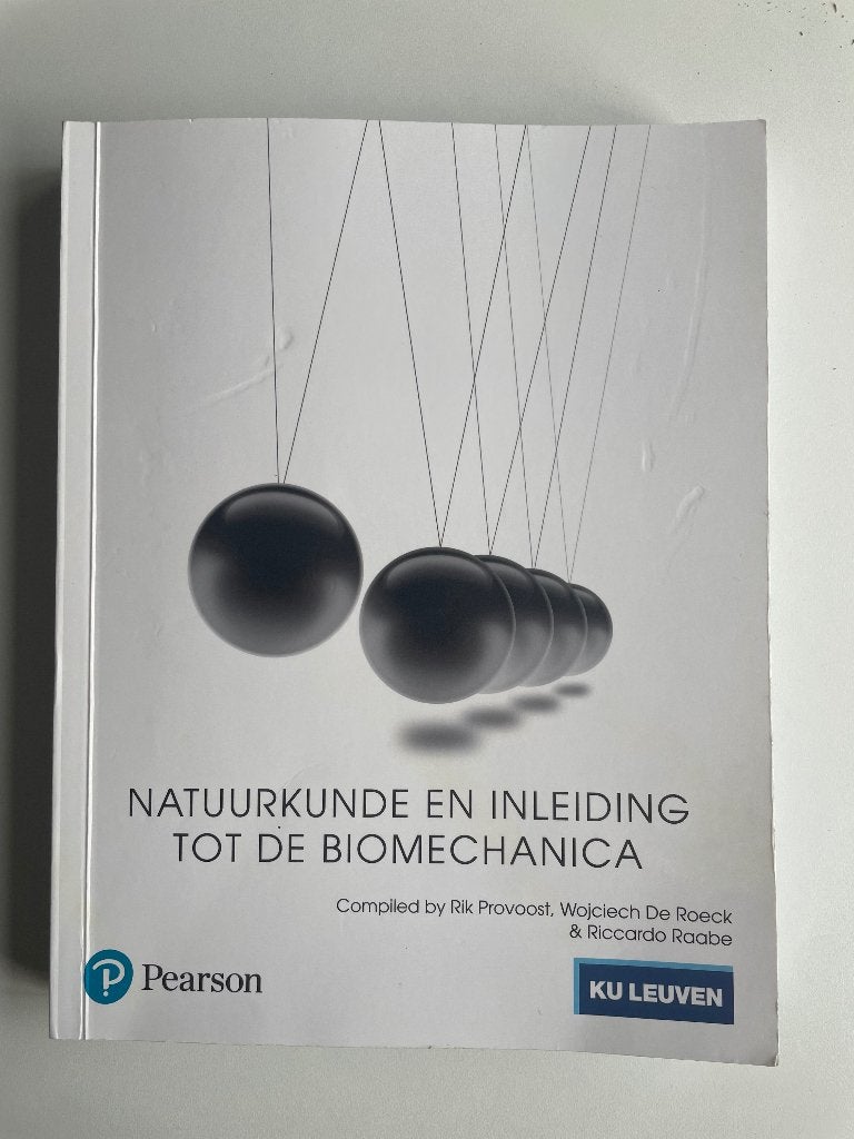 Natuurkunde en inleiding tot de biomechanica, Livres, Enlèvement, Utilisé, Sciences naturelles