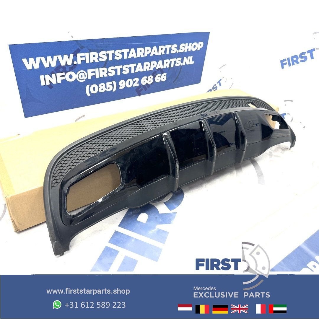W156 GLA 45 AMG Diffuser Mercedes GLA45 2013-2018 onderlip a