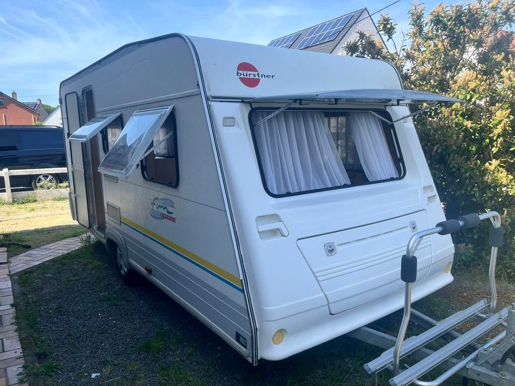 Caravan Burstner 4363TN, Caravans en Kamperen, Particulier, Fietsenrek, Bürstner