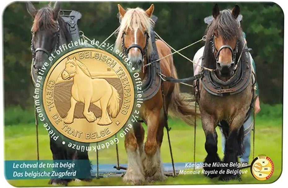 CC 2,5 euros Belgique 2026 Brabant Draft Horse FRANÇAIS, Envoi, Belgique, 5 euros