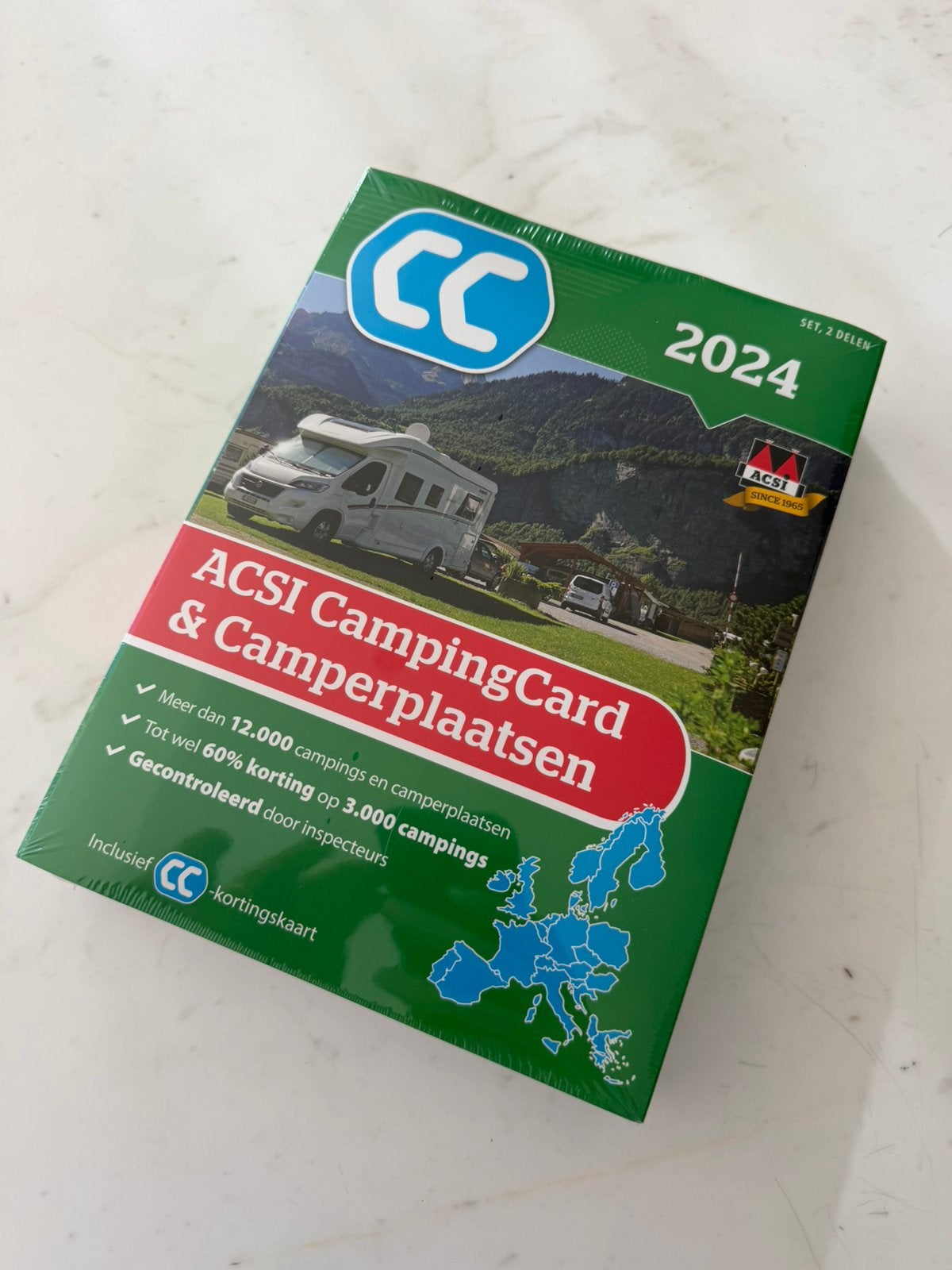ACSI CampingCard & Camperplaatsen 2024 – nieuw in verpakking, Boeken, Europa, Nieuw, Campinggids, Ophalen