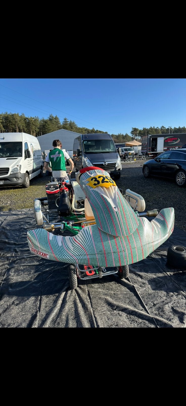 Tony kart rotax senior, Sport en Fitness, Karting, Ophalen, Zo goed als nieuw, Kart