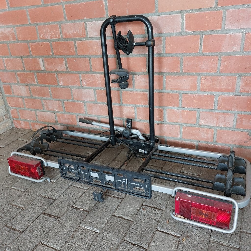 fietsdrager, Support d'attelage, 2 vélos, Pneus larges, Enlèvement