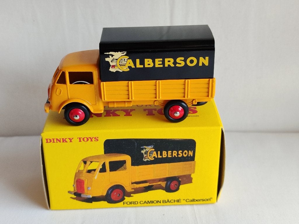 Dinky Atlas _ Ford Camion Bâché "Calberson" _ ref. 25JJ, Enlèvement ou Envoi, Comme neuf, Bus ou Camion, Dinky Toys