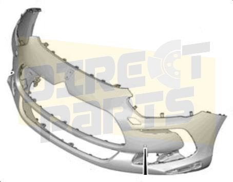Citroën DS DS5 voorbumper (te spuiten) (met) koplampsproeier, -, Nieuw, Bumper, -