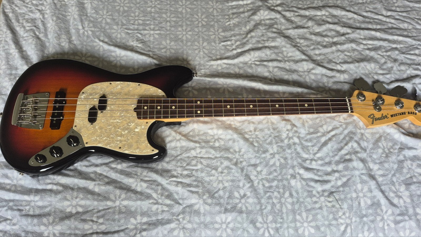 Fender American Performer Mustang PJ Bass, Ophalen, Zo goed als nieuw, Elektrisch