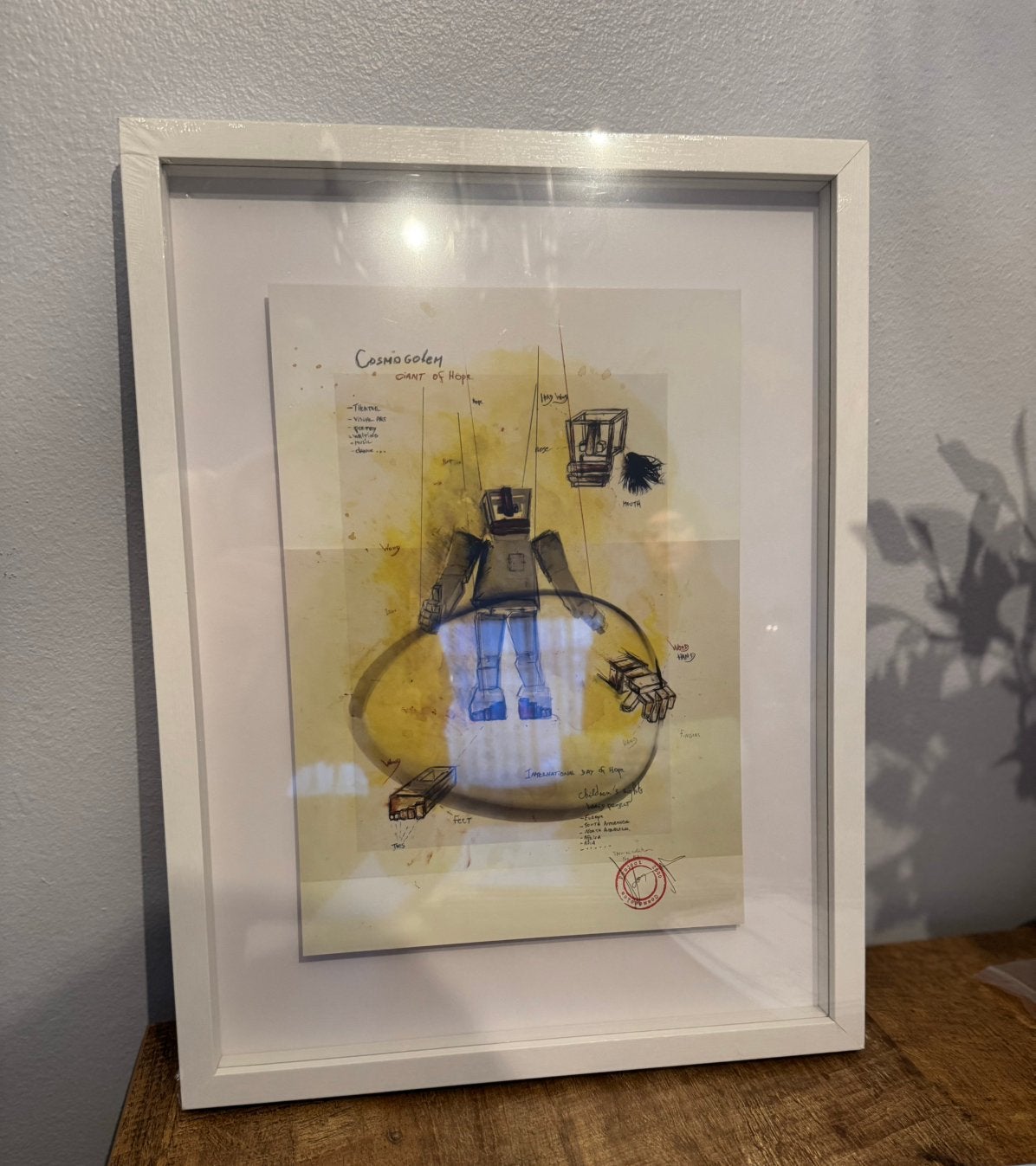 Litho Cosmogolem Koen Van Mechelen NIEUW, Ophalen