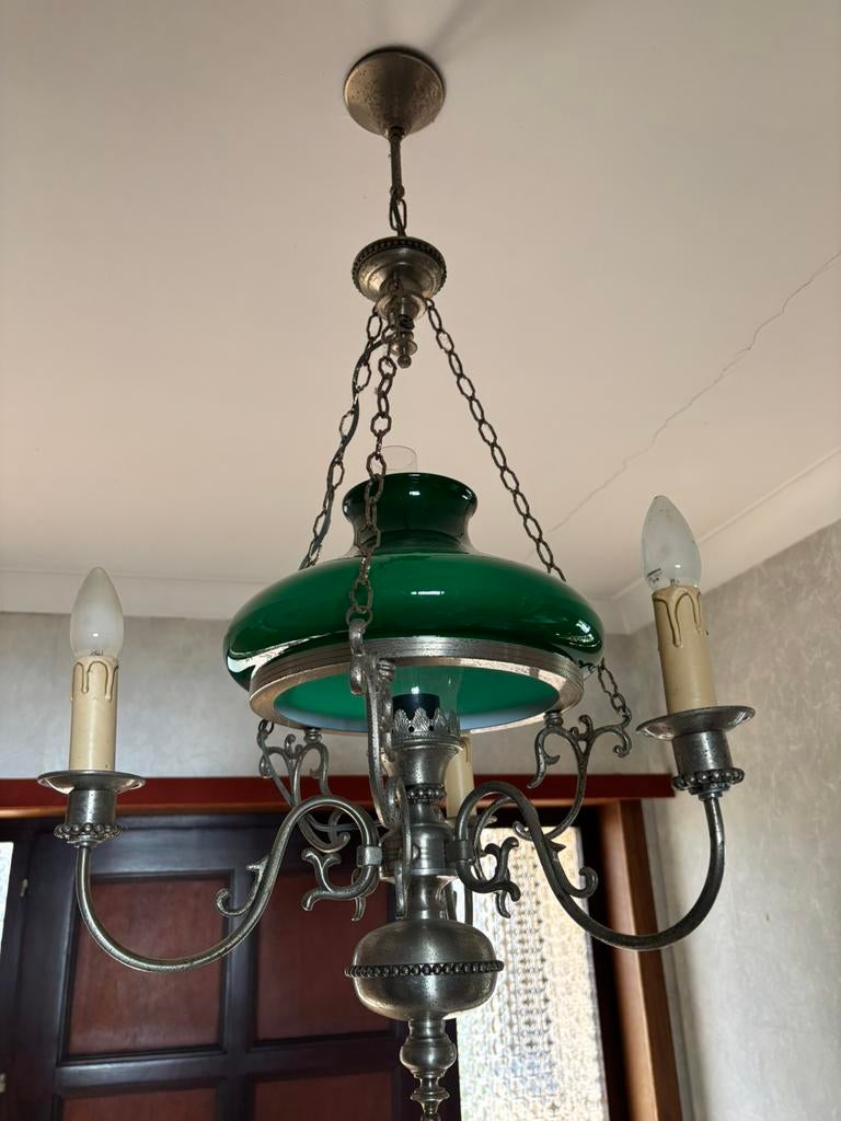 Koloniale hanglamp, Antiek en Kunst, Ophalen