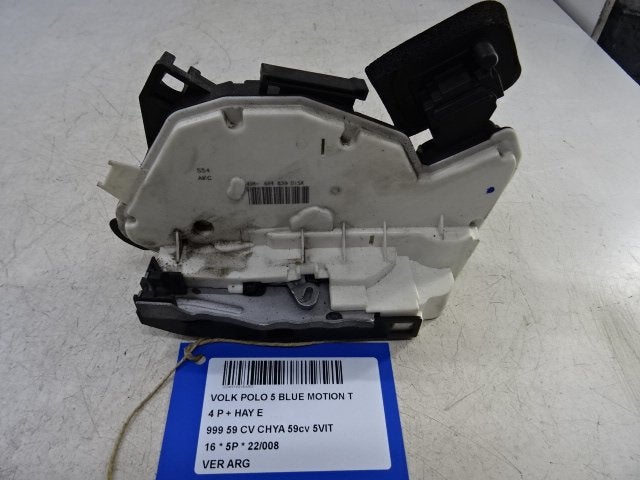 SERRURE DE PORTE ARRIÈRE GAUCHE Polo V (6R) (6R4839015A), Autos : Pièces & Accessoires, Arrière, Volkswagen, Volkswagen AG, Utilisé