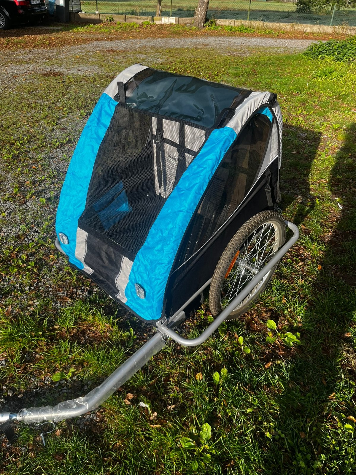 Trekker fietskar fietstrailer 1-2 persoon kind, Enlèvement, Comme neuf
