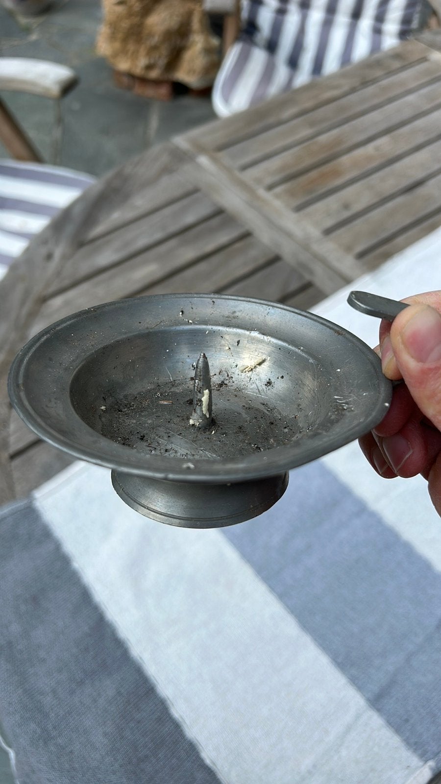 Vintage tinnen schaaltje, Ophalen of Verzenden
