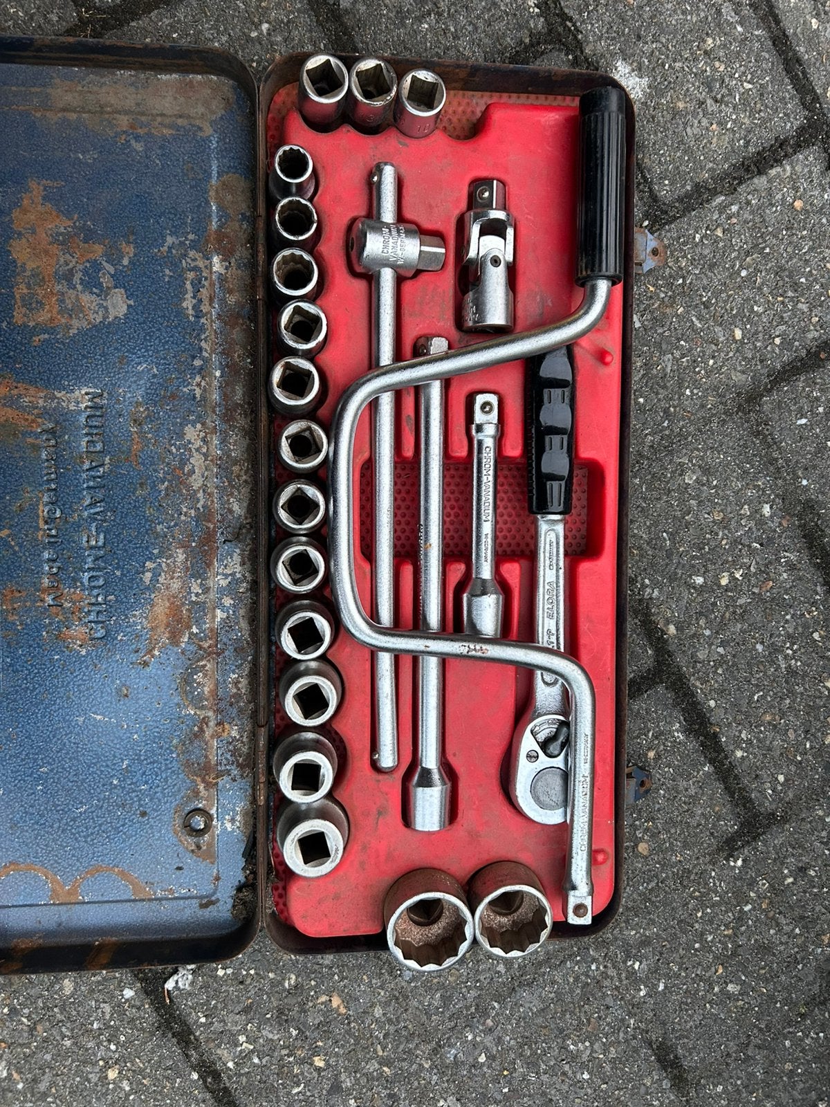 Dopsleutels ( vintage ), Ophalen, Zo goed als nieuw
