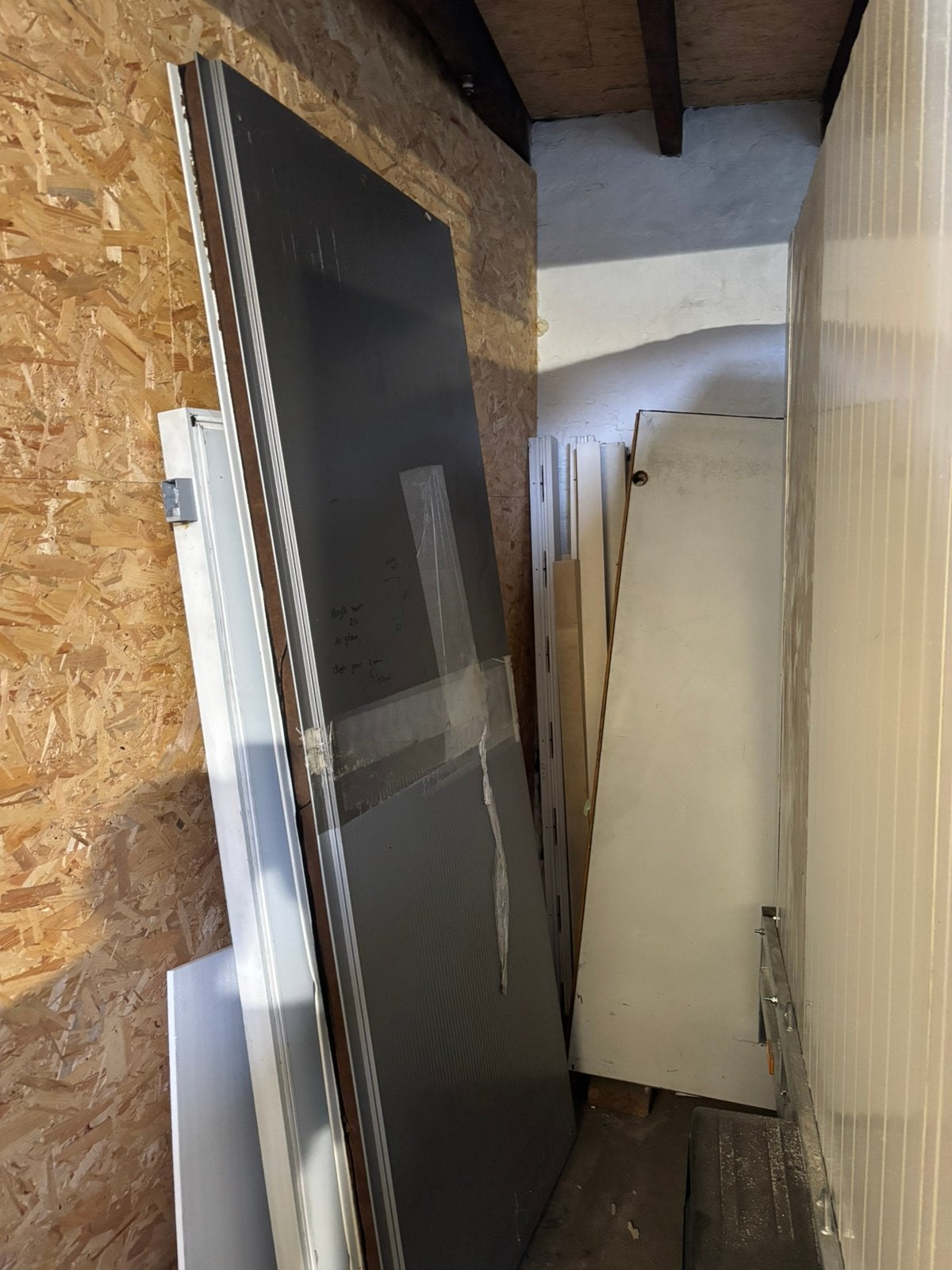 Sanwichpanelen, Enlèvement, Comme neuf