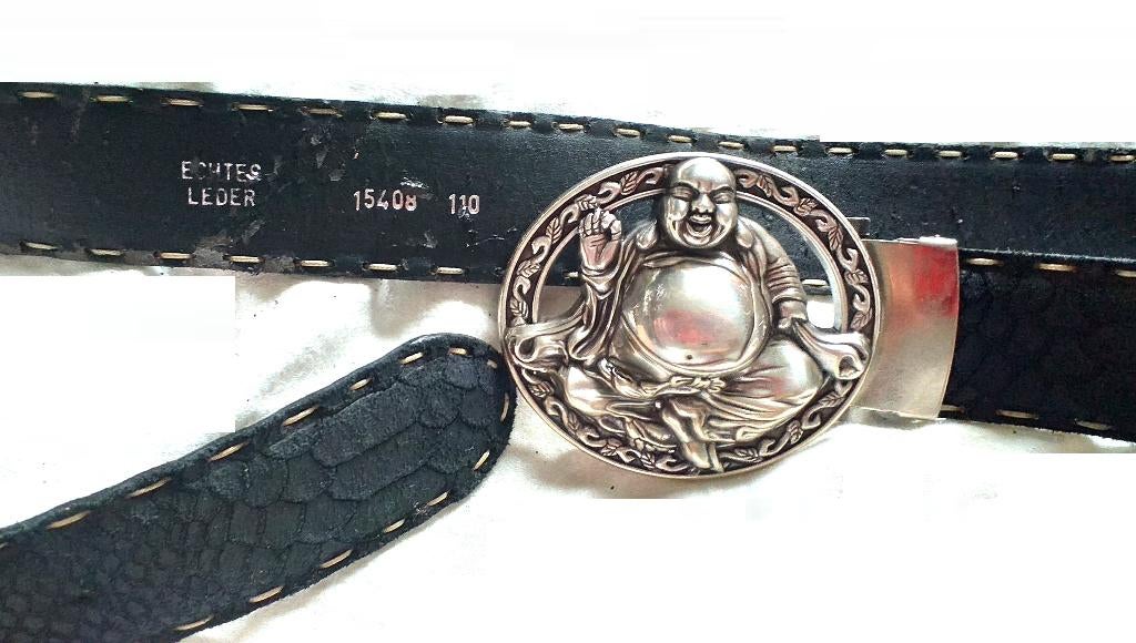 Riem met Buddha gesp 1meter 24cm, Verzenden