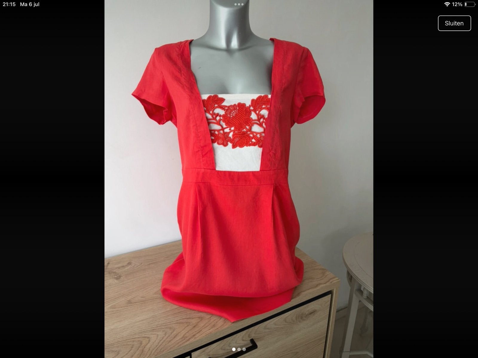 zomerjurk linnen, Kleding | Dames, Ophalen of Verzenden, Zo goed als nieuw