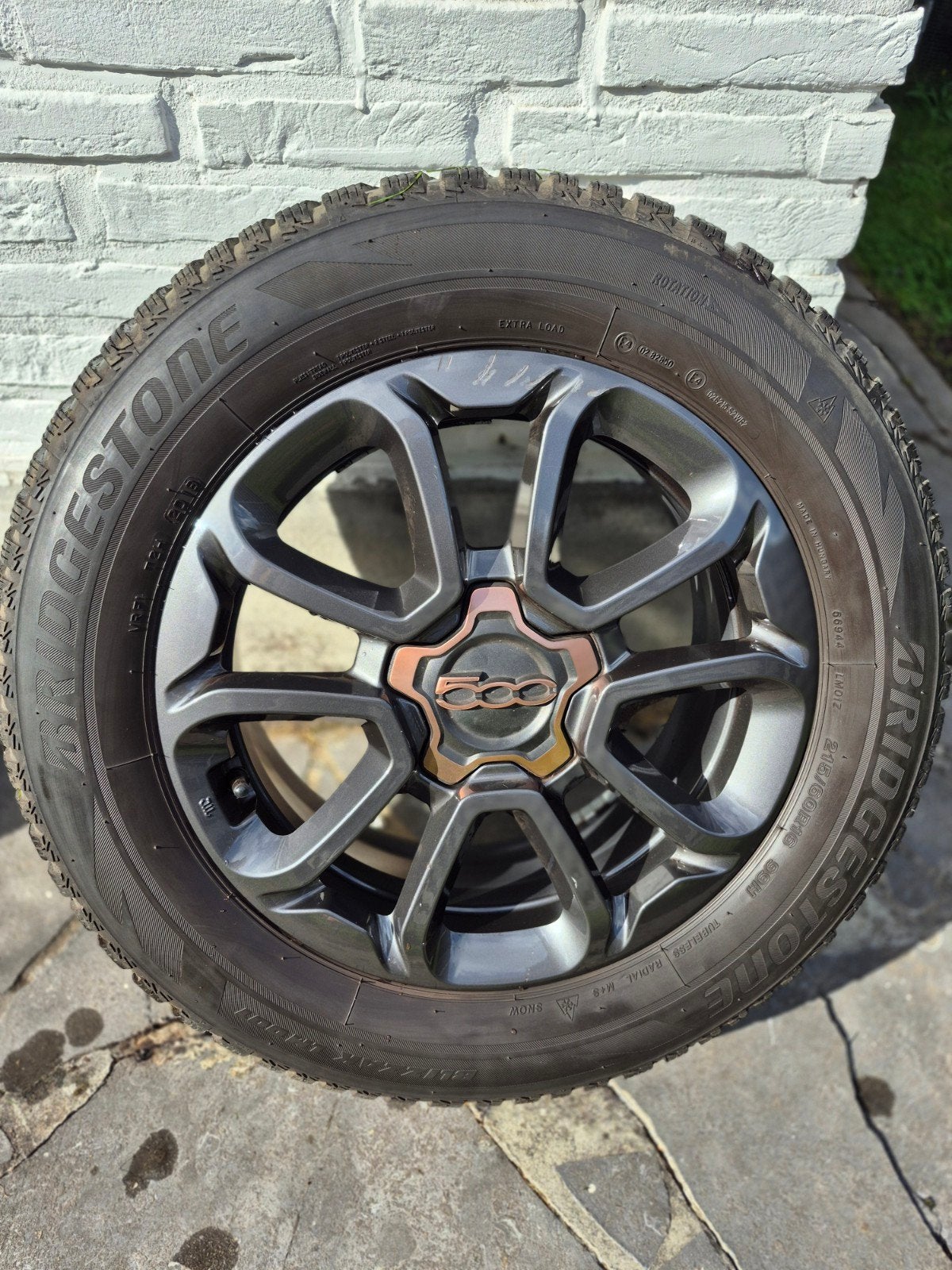 originele fiat 500x winterset, Auto-onderdelen, Ophalen, 16 inch, Banden en Velgen, Winterbanden